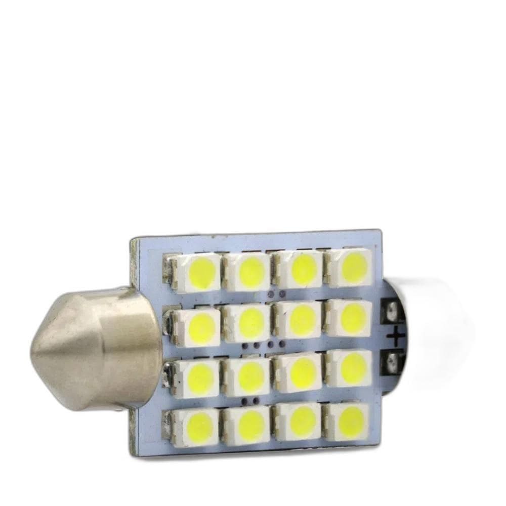 Led Torpedo 39Mm 16 Leds 12V 6000K Cor Branca