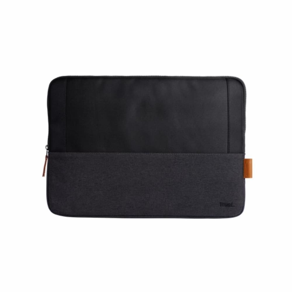 Capa Trust para Laptop 16”, Acolchoada, Material Reciclado, Preta