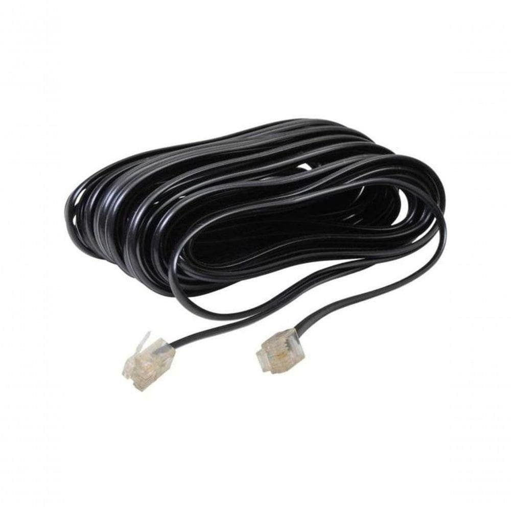 Cabo Extensor Telefone Rj11 4vias 10m Preto Storm Pct -10