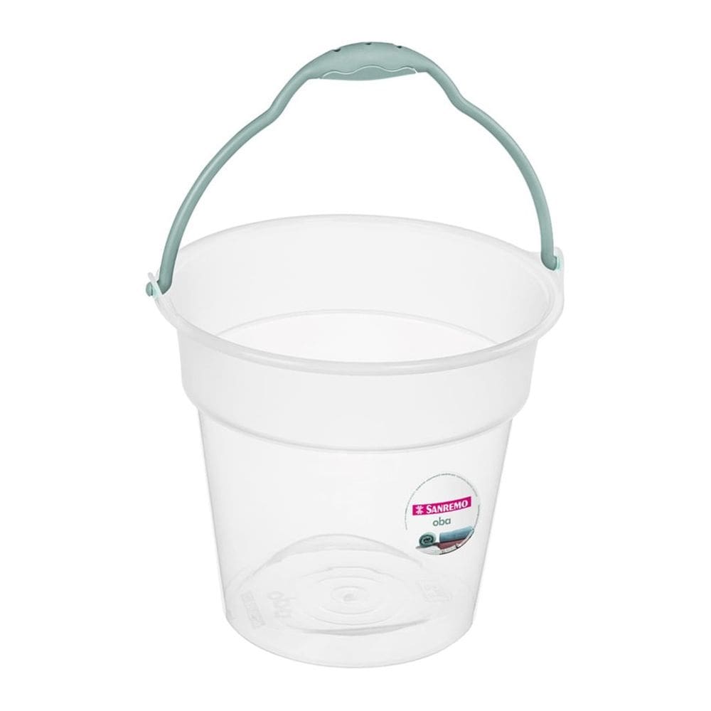 Balde Plástico 8 Litros Resistente Para Limpeza Casa Lavanderia - 610 Sanremo