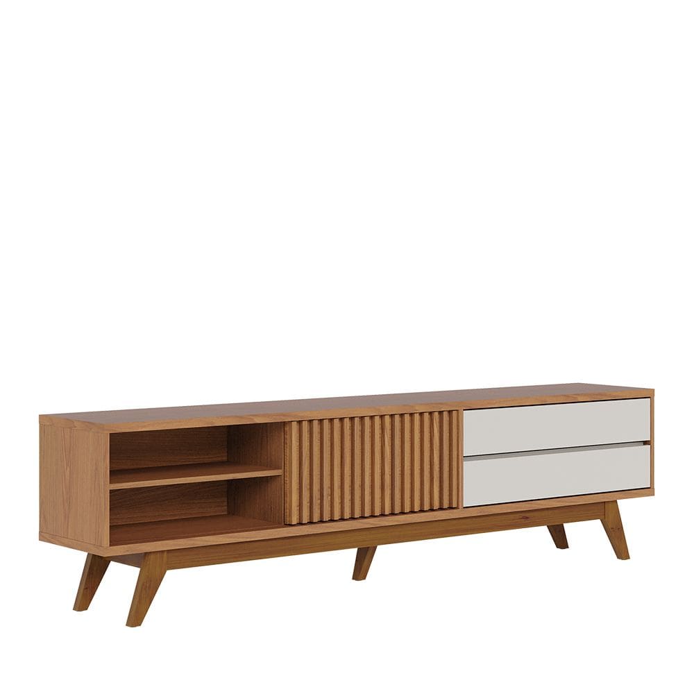 Bancada Veneza 200cm 1 Porta de Correr 2 Gavetas Telescópicas - SSX Multicoisas