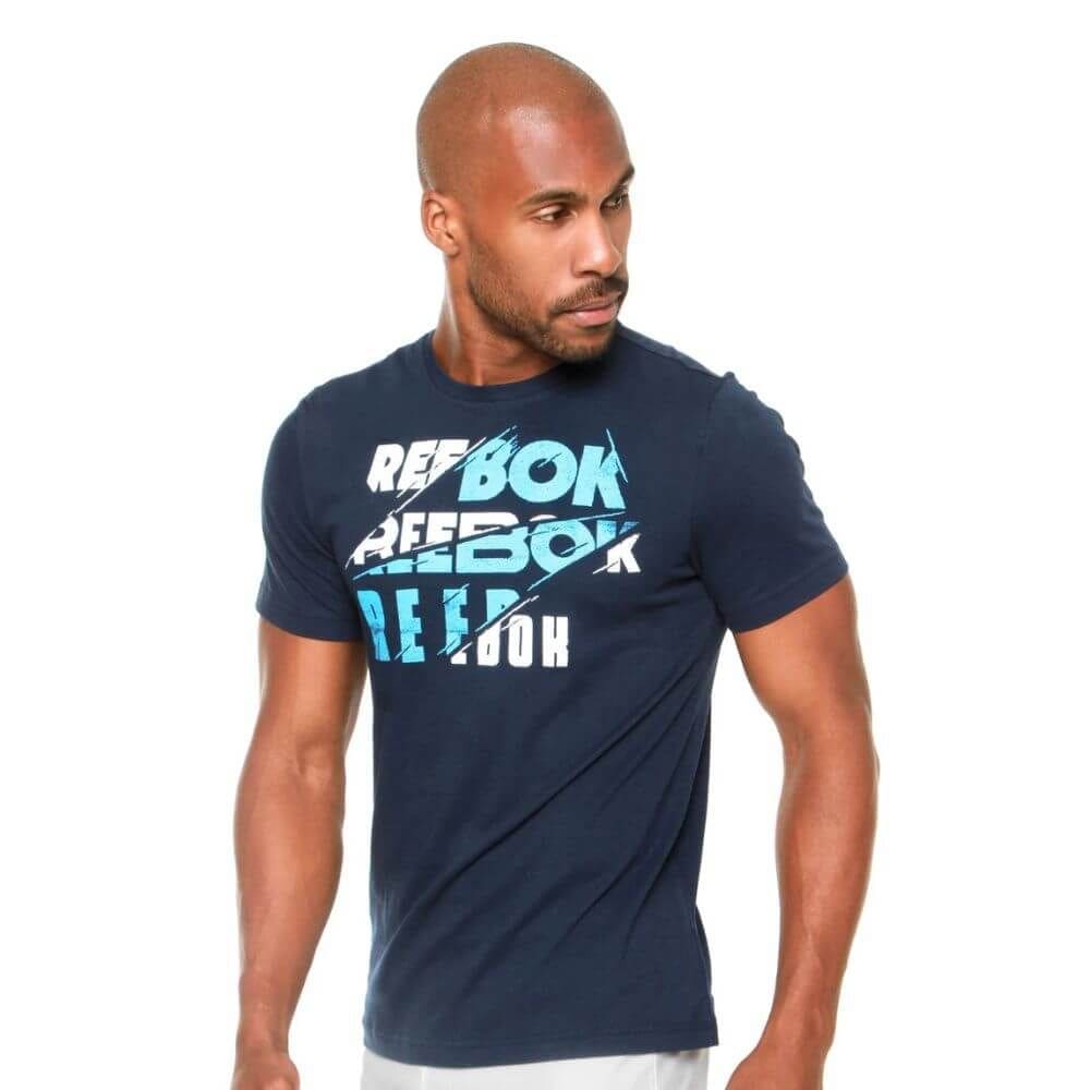 Camiseta Reebok Athletic Fit Slashed AY1077