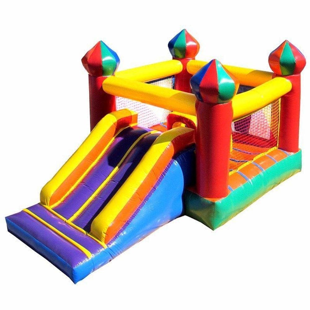 Castelo Escorrega inflável Premium 5m x 3m Sem Motor