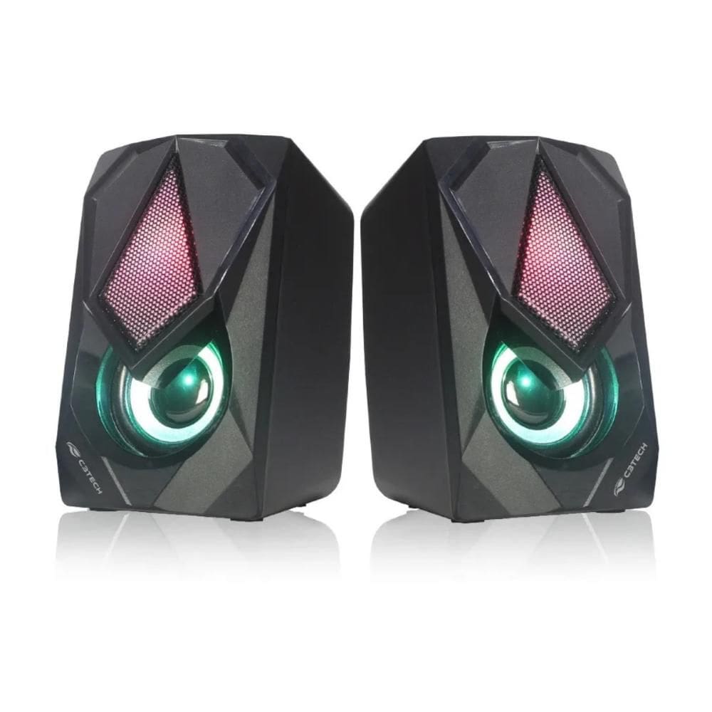 Caixa de Som p/ PC 2.0 C3Tech SP-L60 com LED P2
