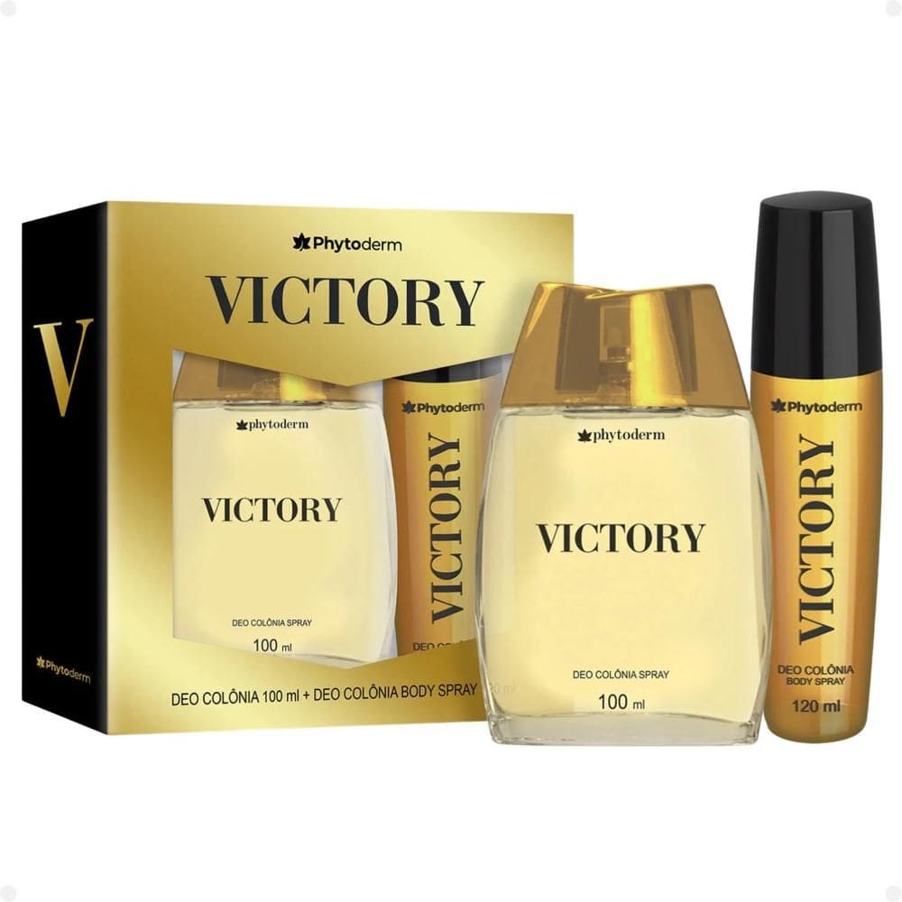 Kit Phytoderm Victory: Deo Colônia 100ml e Body Spray 120ml