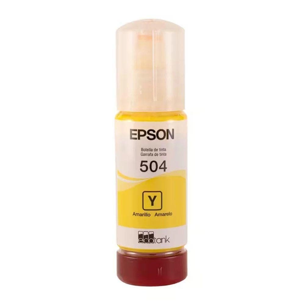 Refil De Tinta Epson T504422 Ecotank Amarelo