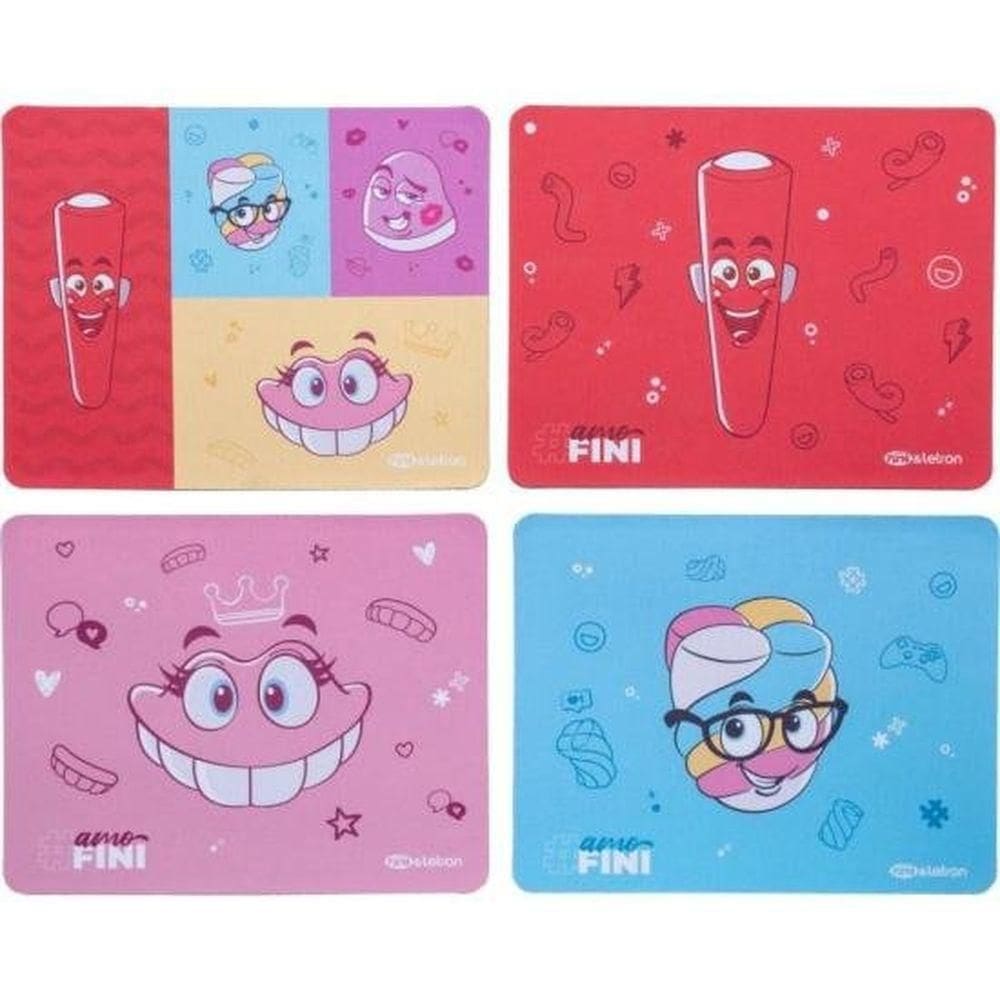 Mouse Pad Slim Letron Fini Caixa C 20 Unidades