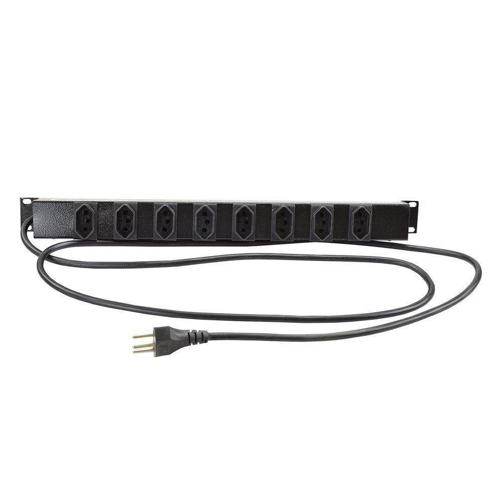 Régua Elétrica Max 19 8 Tomadas 10 Ampères