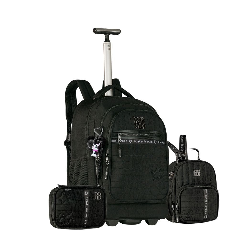 Mochila Rodas Lancheira Estojo Box Rebecca Bonbon Meninas