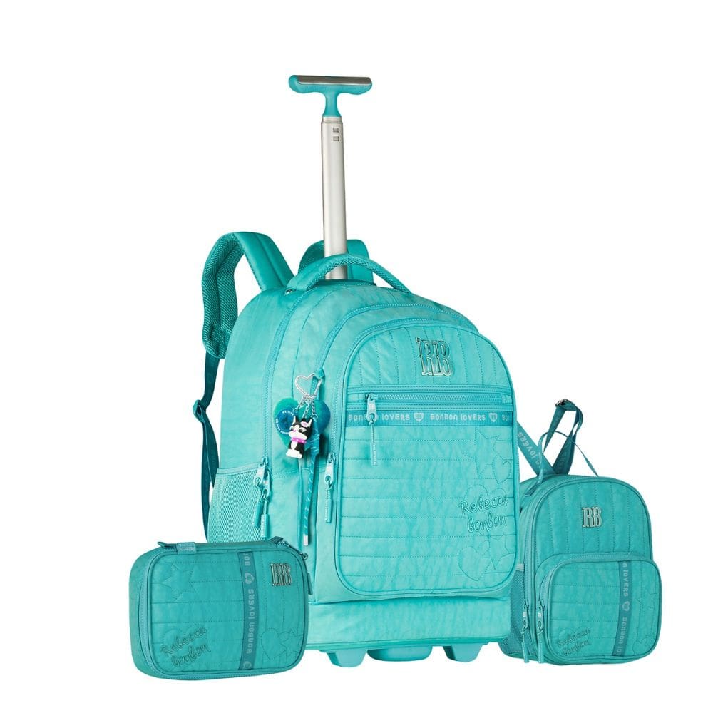 Mochila Rodas Lancheira Estojo Box Rebecca Bonbon Meninas