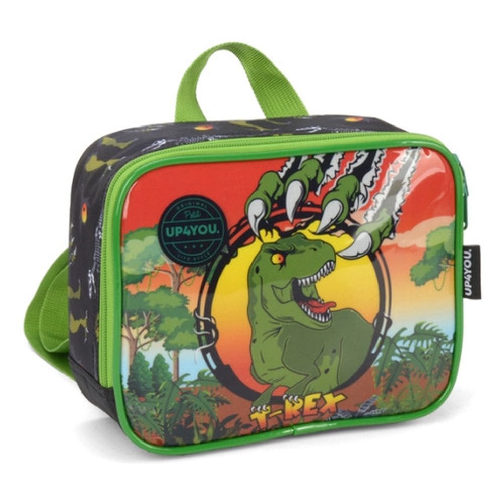 Lancheira Térmica Up4you Dinossauro - Verde - Luxcel