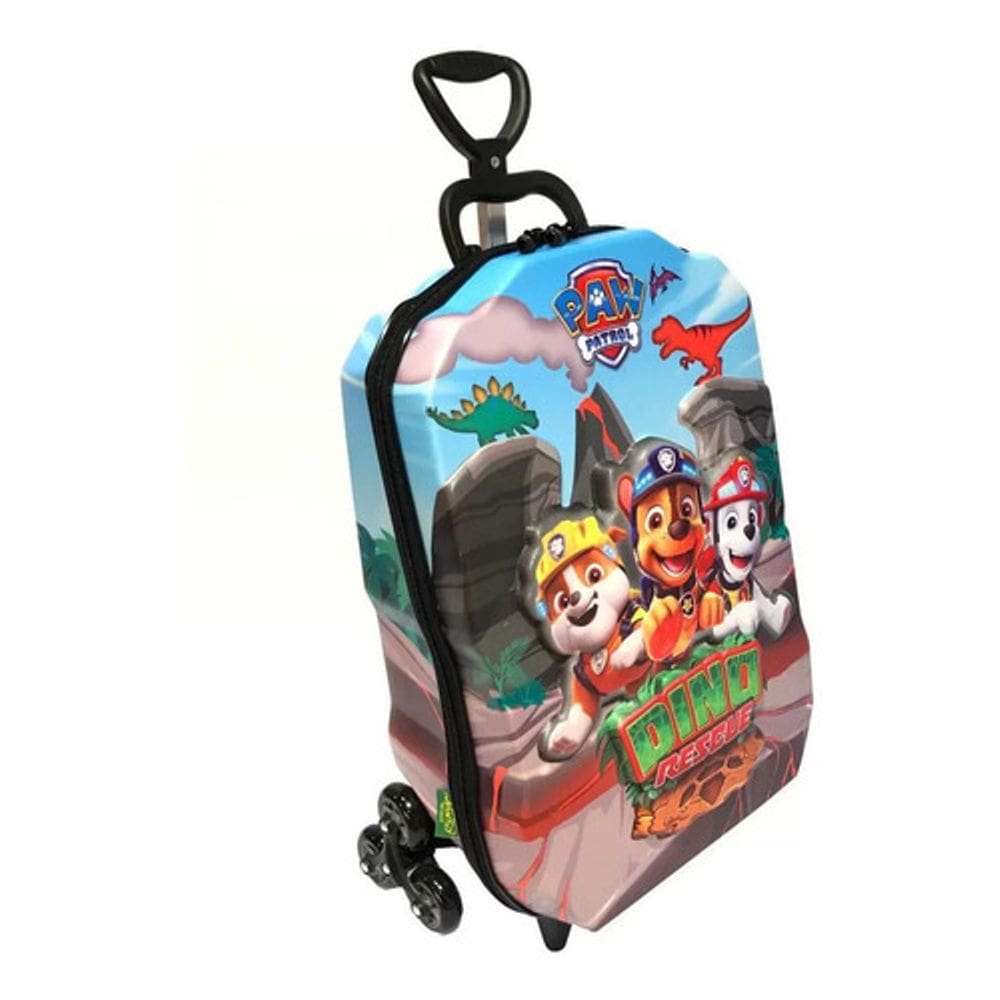 Mochila com Rodinha 3D - Patrulha Canina Dino - Diplomata