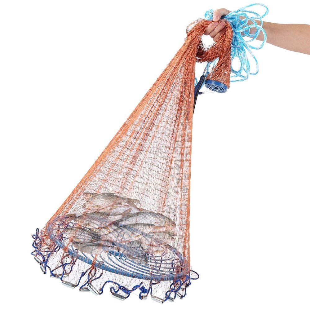 Rede Pesca Tarrafa Chinesa Multifilamento Pescaria Peixe Lambari Robalo Camarao Ciriguejo Siri Tainha Lago Mar Açude