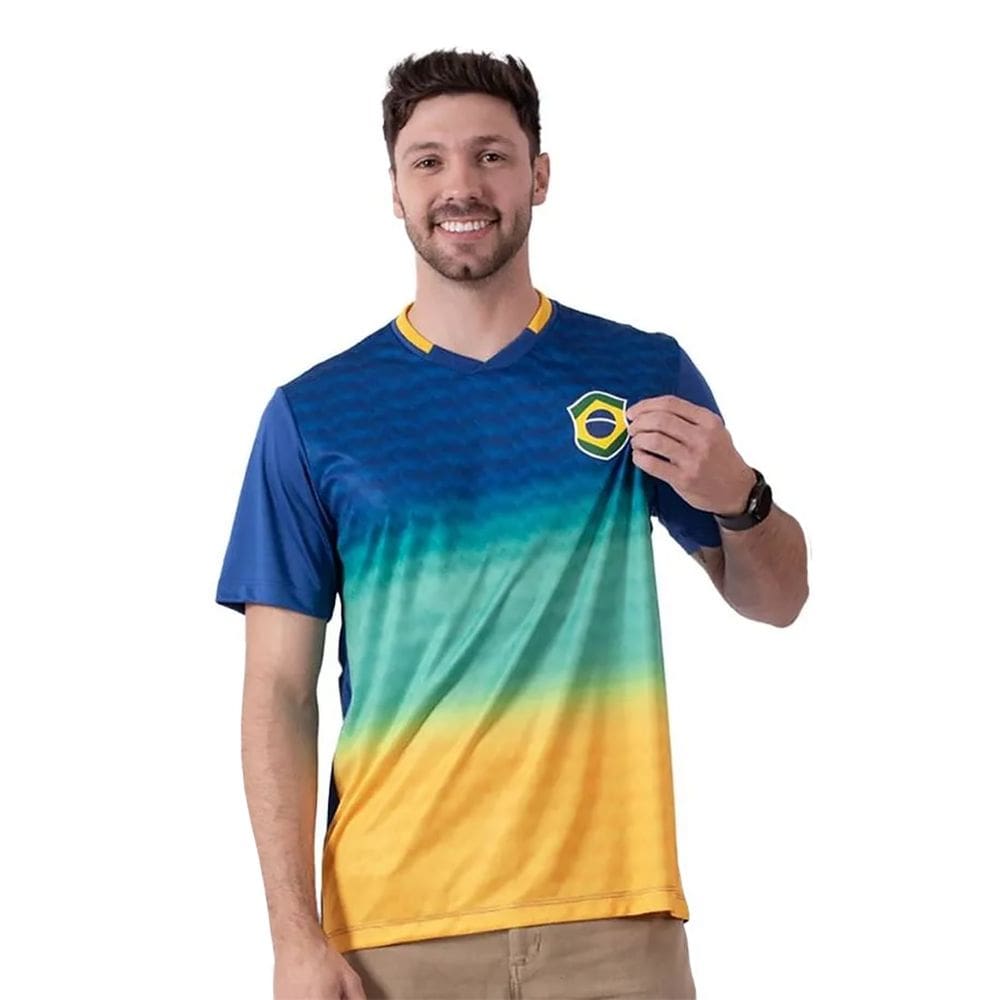 Camisa Brasil Samba Masculina