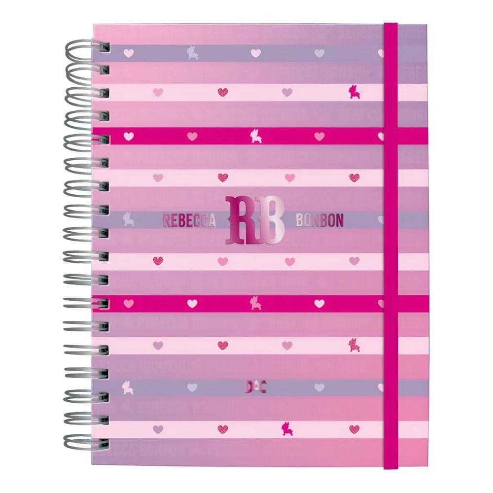 Caderno Smart Colegial Rebecca Bonbon 80 Folhas - 5543 - Dac