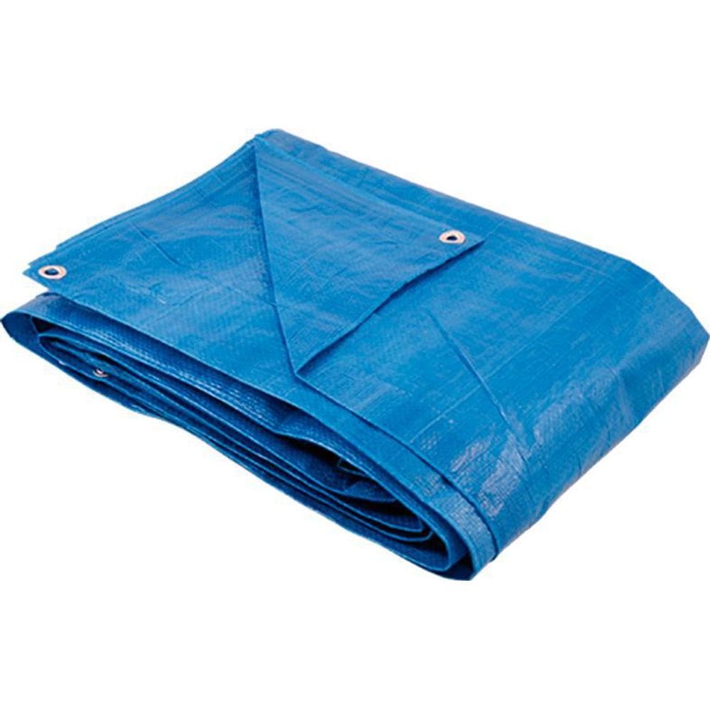 Lona Azul 8x6m 100 Micras - Proteção UV, Impermeável