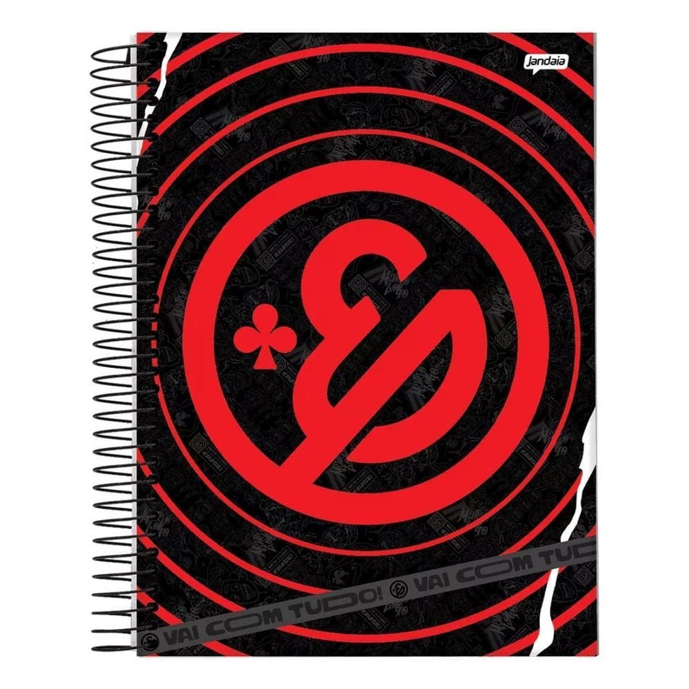 Caderno Enaldinho Espiral Capa Dura 10 Matérias 160F Escolar