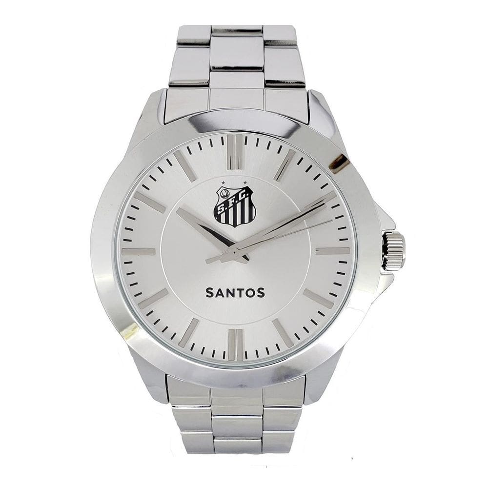 Relógio Masculino Do Santos San-004-1 Casual Aço Analógico