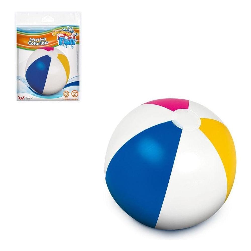 Bola Inflável Piscina 40 Cm Maxsol Color