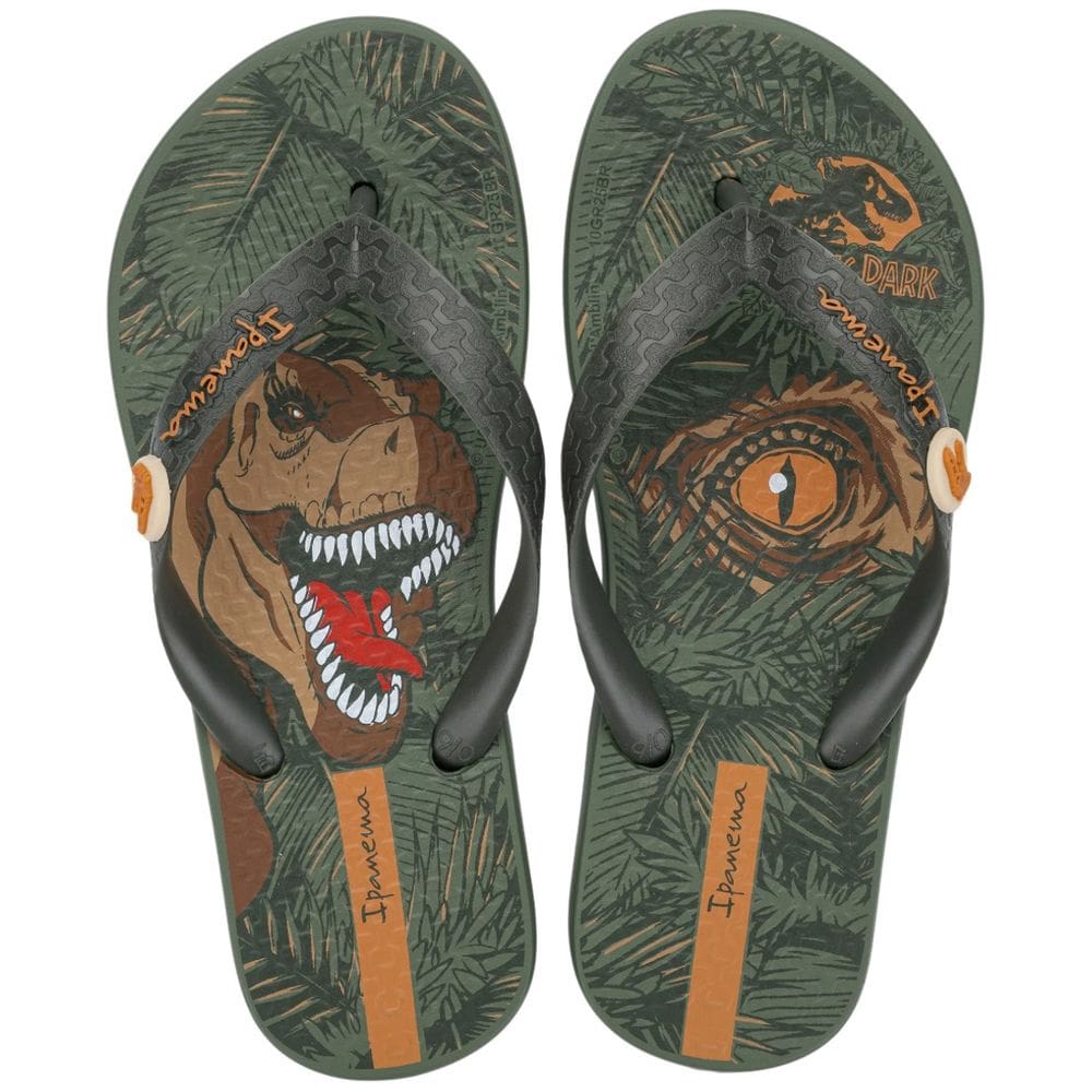 Chinelo Infantil Menino de Dedo Jurassic Park Ipanema Kids