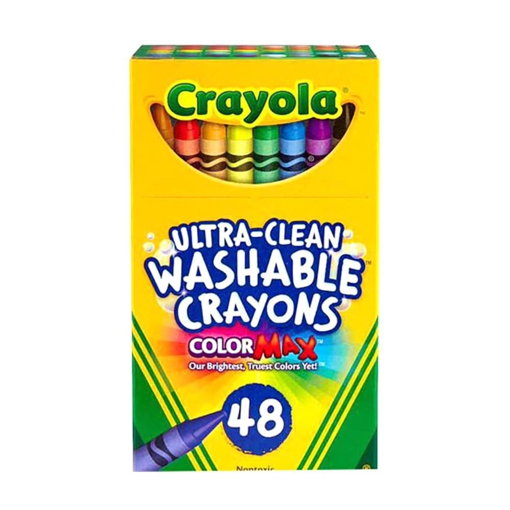 Conjunto de 48 lápis Crayola Ultra Clean e laváveis Color Max