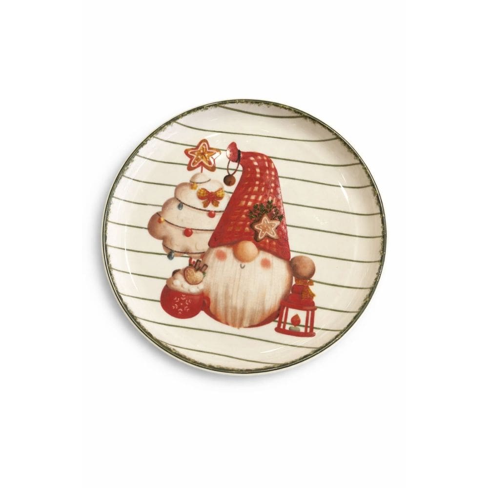 Prato de Natal Papai Noel