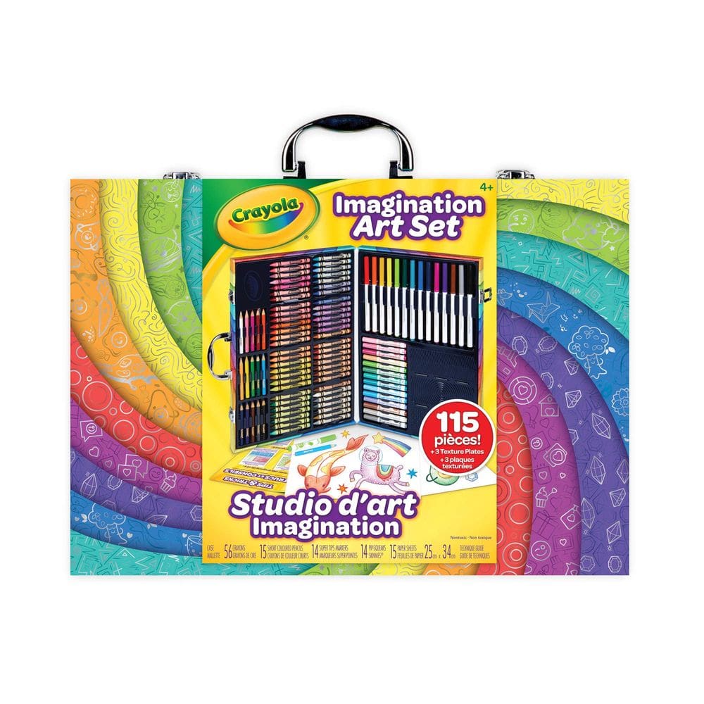 Crayola Imagination Set de Arte, Kit de Dibujo para Niños de 115 Piezas