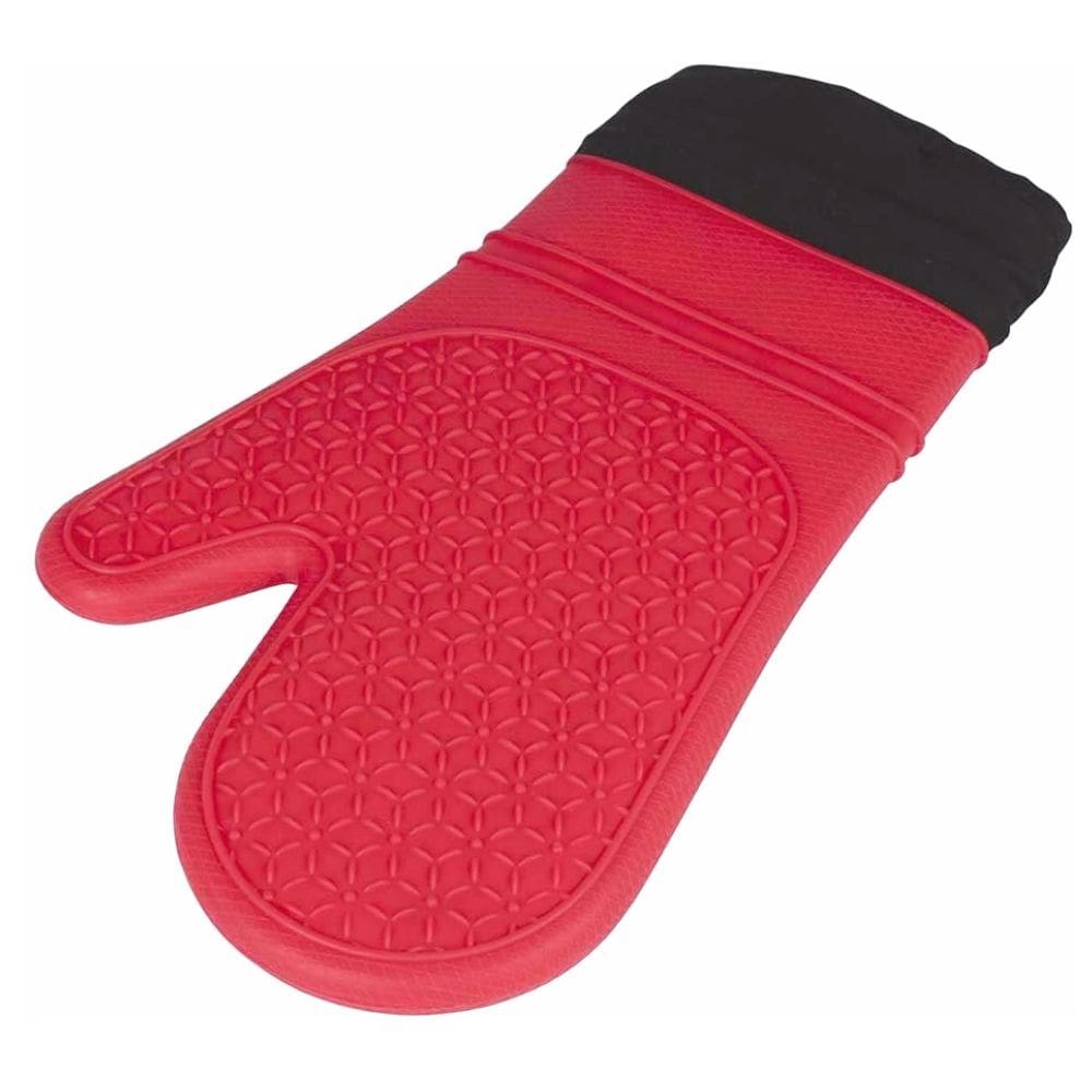 Luva Térmica de Silicone Manga Longa com Forro Tecido 30X19CM  Cano longo  - Para Cozinha - PANAMI