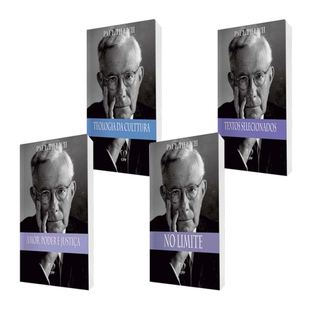 Box Com Livros Paul Tillich 4 Volumes