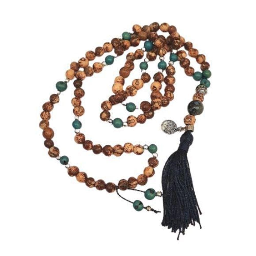 Japamala 108 Contas De Sementes De Açai - Encanto Das Contas