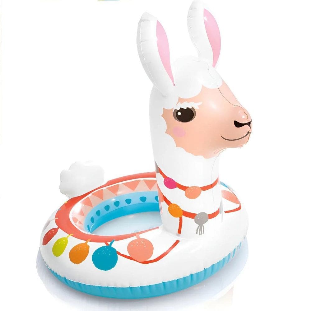 Boia Infantil Inflável Para Praia Piscina Cabeça Zoo Lhama