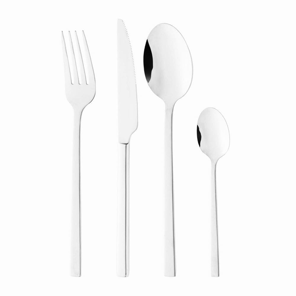 Faqueiro Aço Inox 24 Peças Firenze Prata Wolff