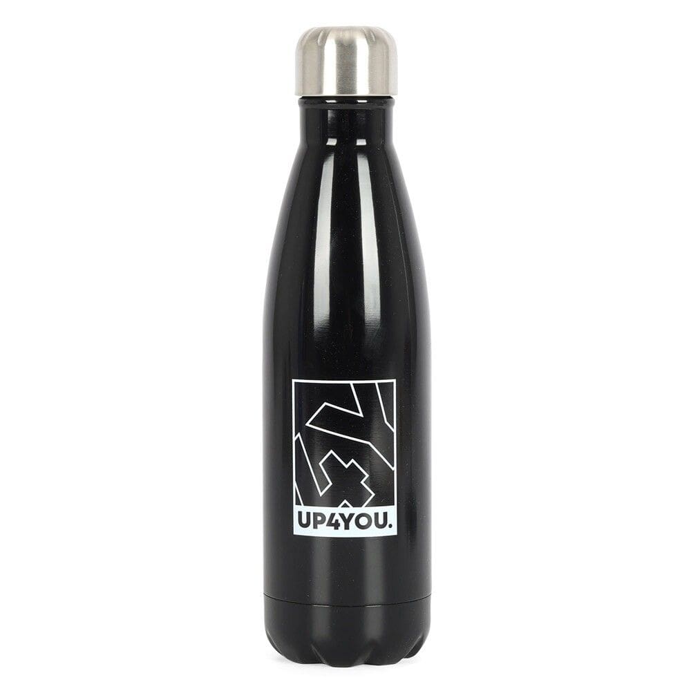 Garrafa Aço Inox - 500ml - Up4you - Preta - Luxcel