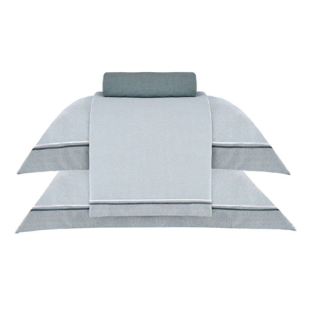 Jogo de Cama Bud Vision Cetim 300 Fios Otto - Queen - 4 Peças - Buddemeyer