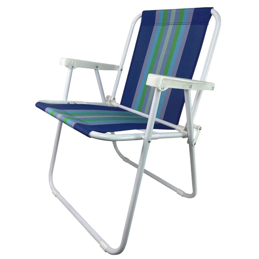 Cadeira de Praia Dobravel Varanda Jardim Quintal Piscina Deck Ar Livre Camping Acampamento Pesca Lazer