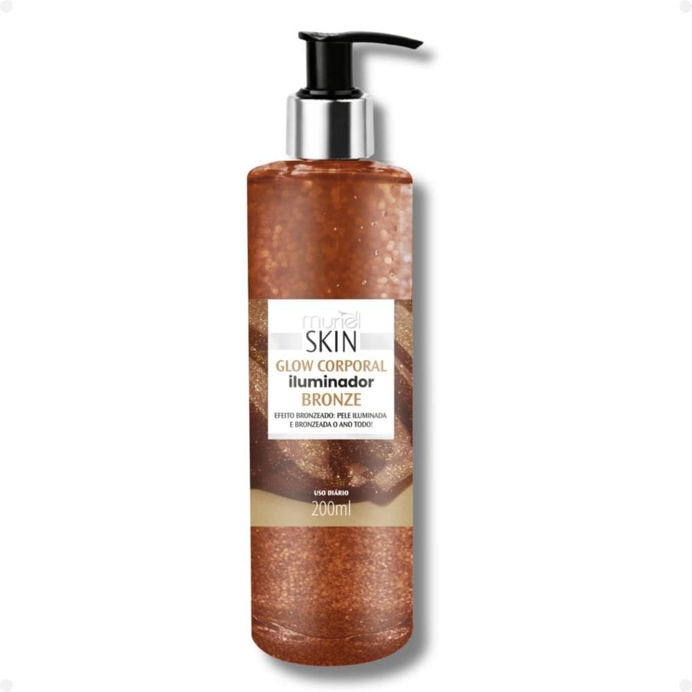 Glow Corporal Iluminador Muriel Skin Bronze 200ml