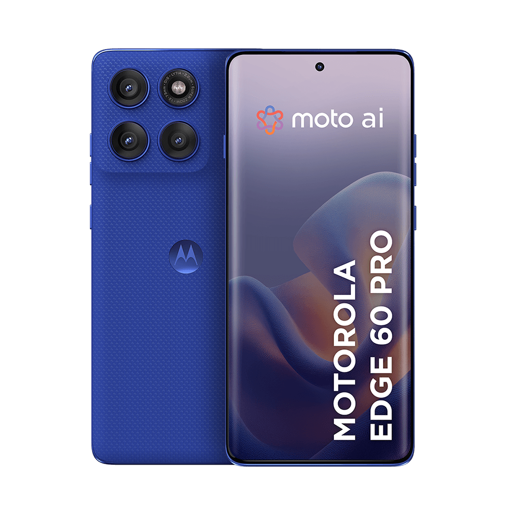 Smartphone Motorola Edge 60 PRO 5G - 512GB 24GB (12GB RAM+12GB Ram Boost) Tela Quad-Curve moto AI 50MP Sony Camera ultrarresistencia militar IP68+IP69