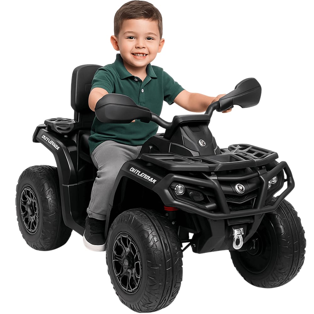 Quadriciclo Elétrico Bang Toys Can-Am Outlander Preto 24V