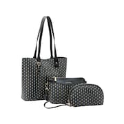 Bolsa Feminina Chenson Monograma Baby Urso Kit 3 peças - Preto - 3485366