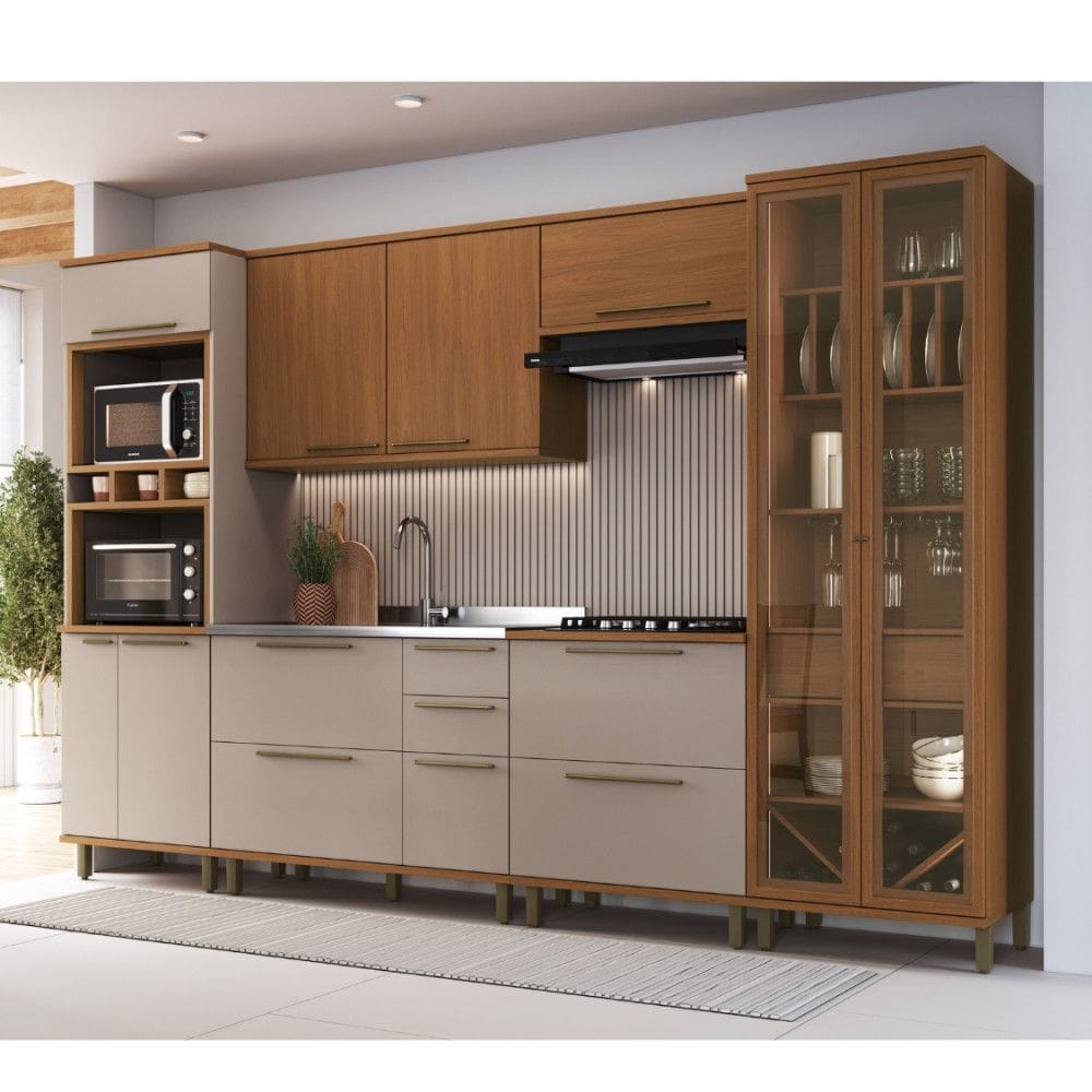 Cozinha Modulada 6 Pecas sem Tampo Munique Indekes