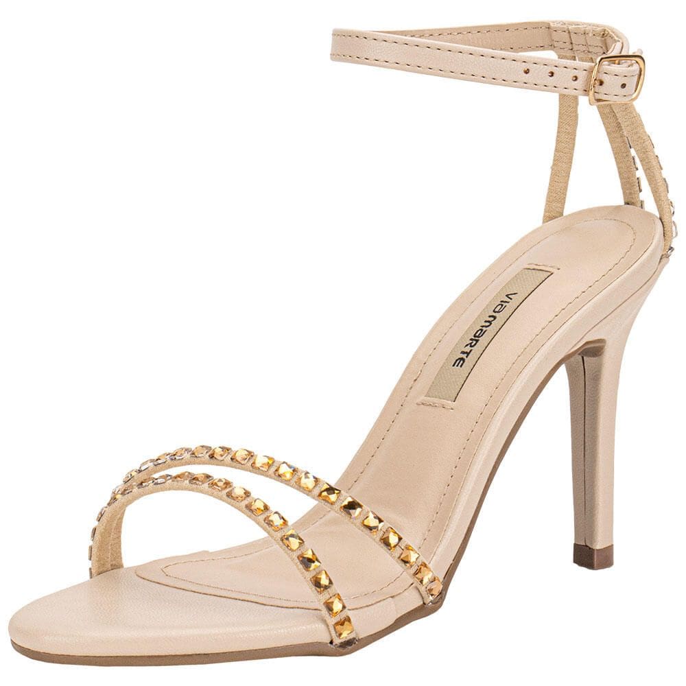 Sandália Feminina Salto Fino Via Marte 282002