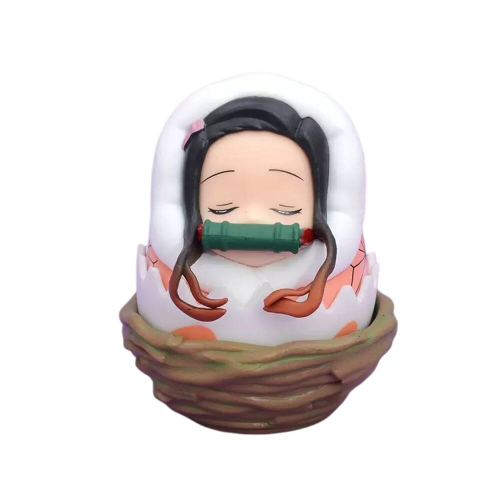 Ornamentos de figuras de anime Demon Slayer Nezuko PVC com mais de 14 anos