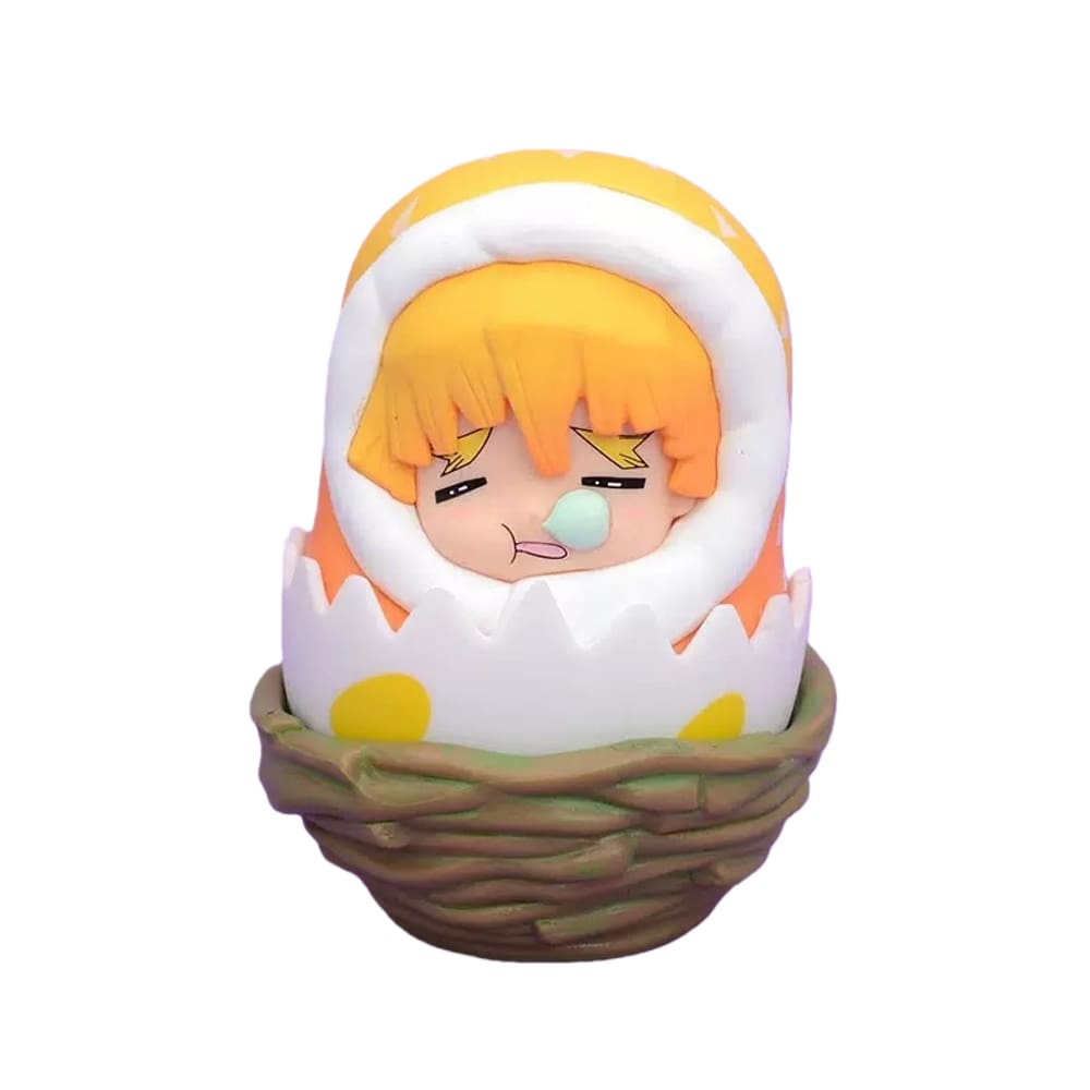 Ornamentos de figuras de anime Demon Slayer Zenitsu PVC com mais de 16 anos