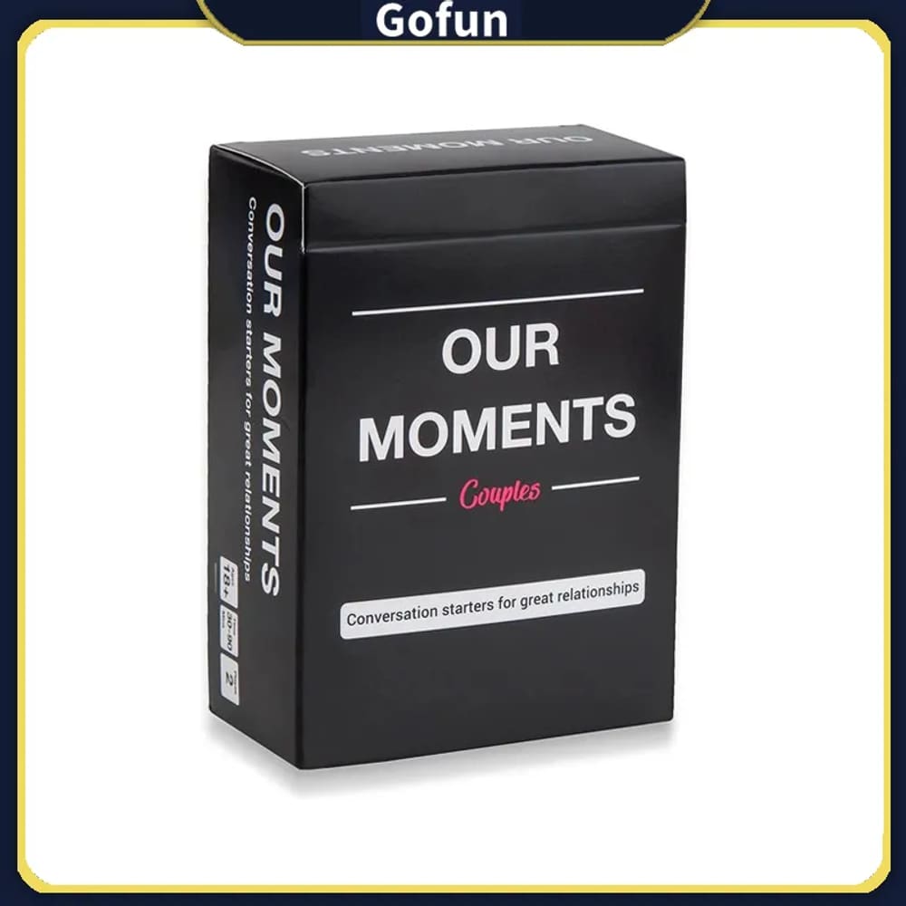Jogo de tabuleiro Our Moments Couple 100 Conversation Starters