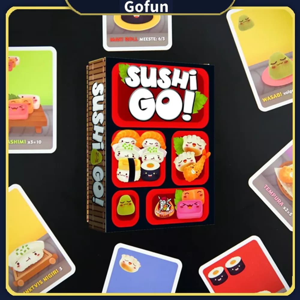 Jogo de cartas Gamewright Sushi Go! Escolha e passe de 2 a 5 jogadores com mais de 8 anos