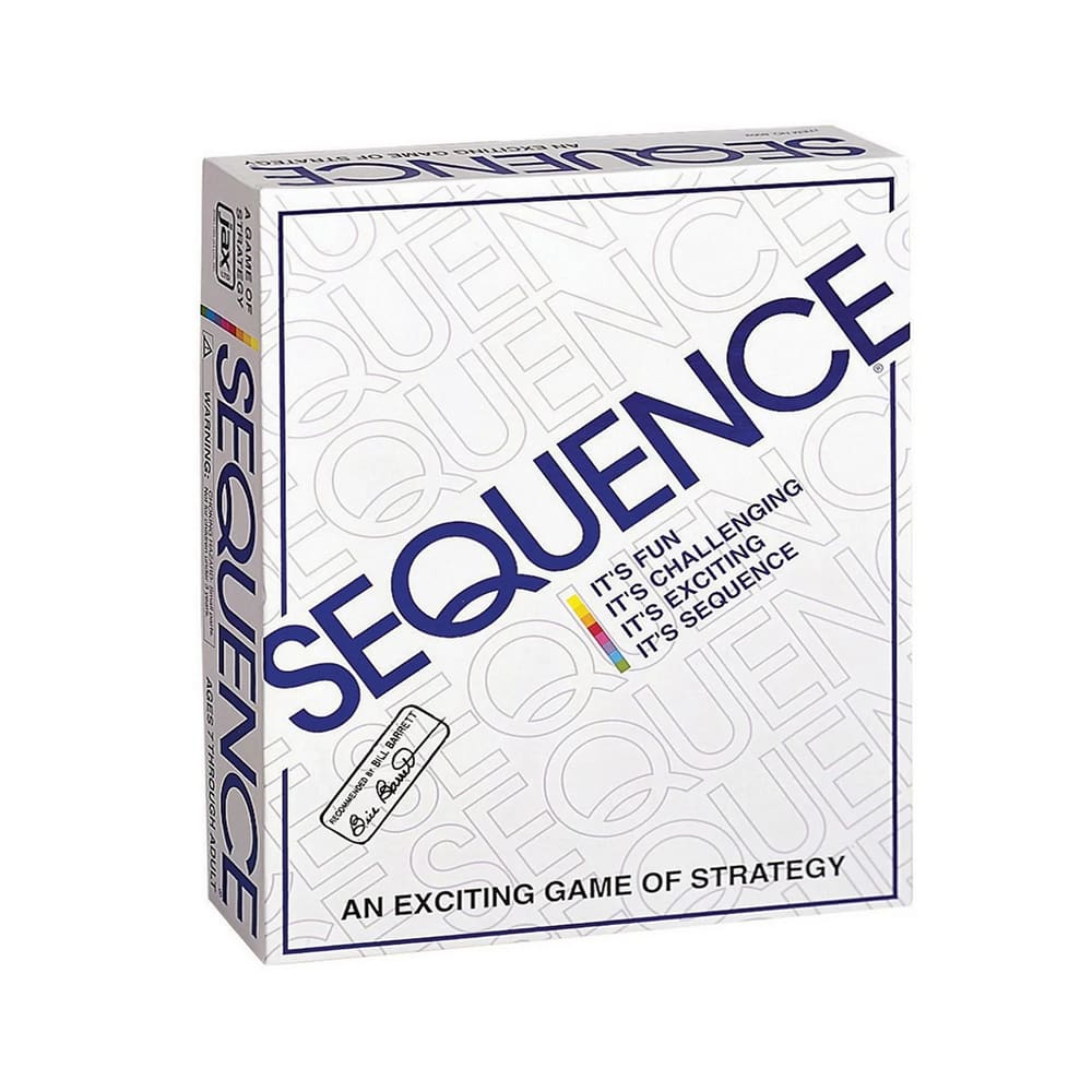 Jogo de tabuleiro de cartas Jax Sequence, versão em inglês