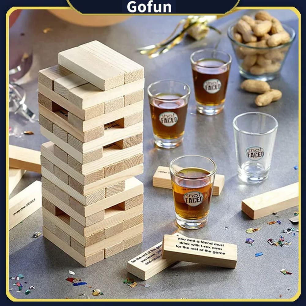 Jogo de Tabuleiro Drunken Tower The Grab A Piece Adult Party +21