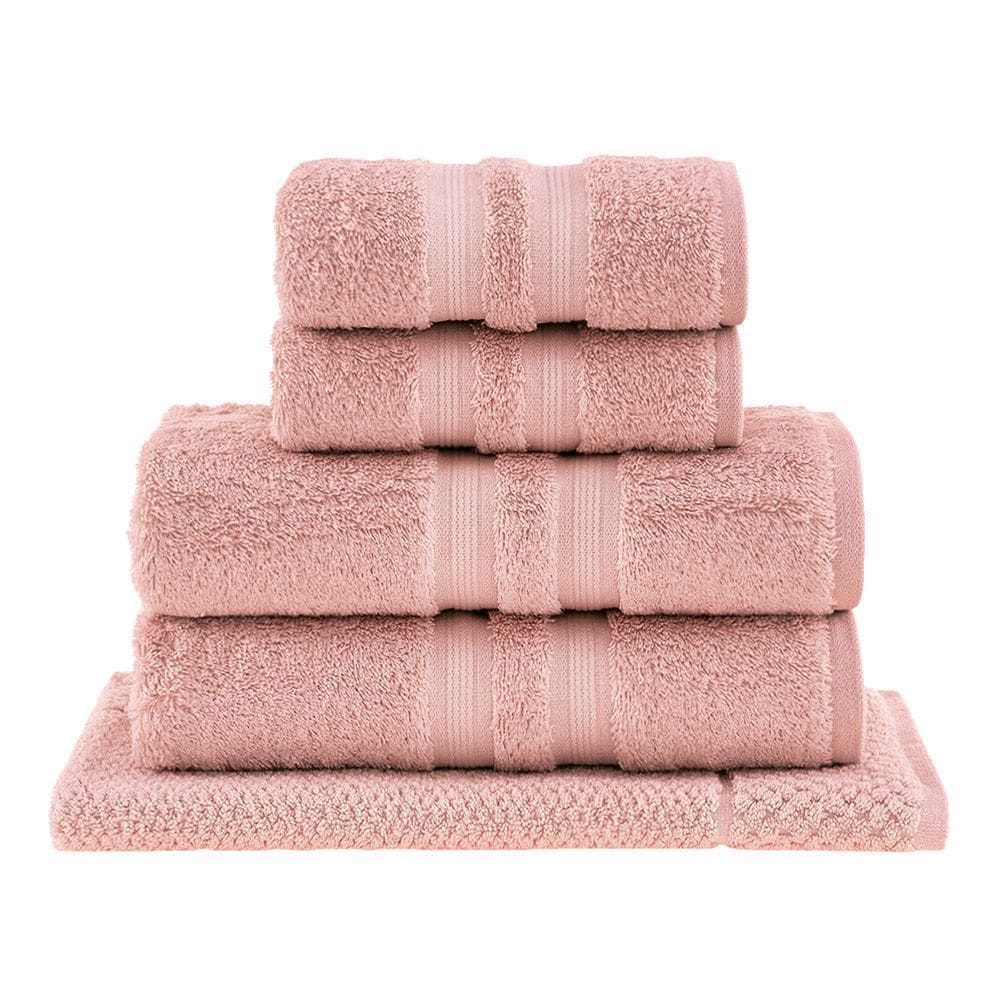 Jogo Toalhas Banho Buddemeyer 5p Algodão Egípcio Rosa 1371