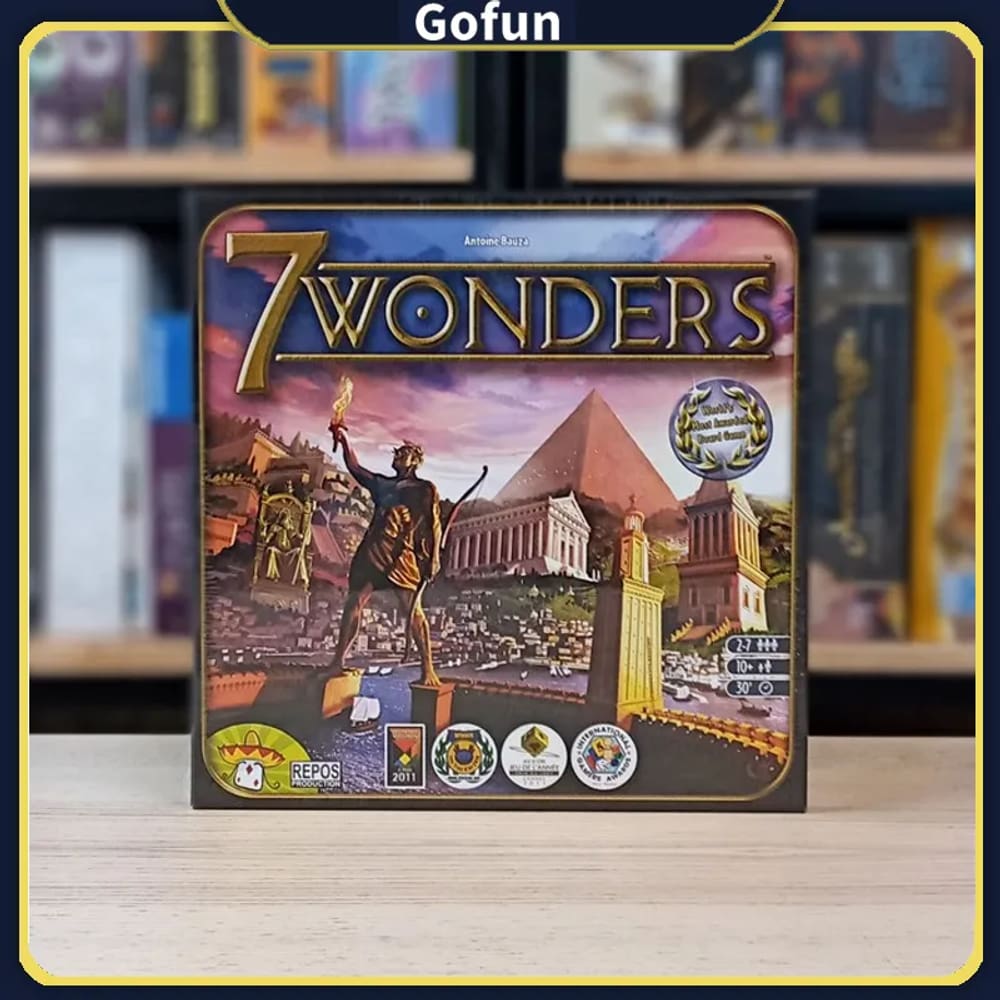 Jogo de tabuleiro 7 Wonders for Family Party Game