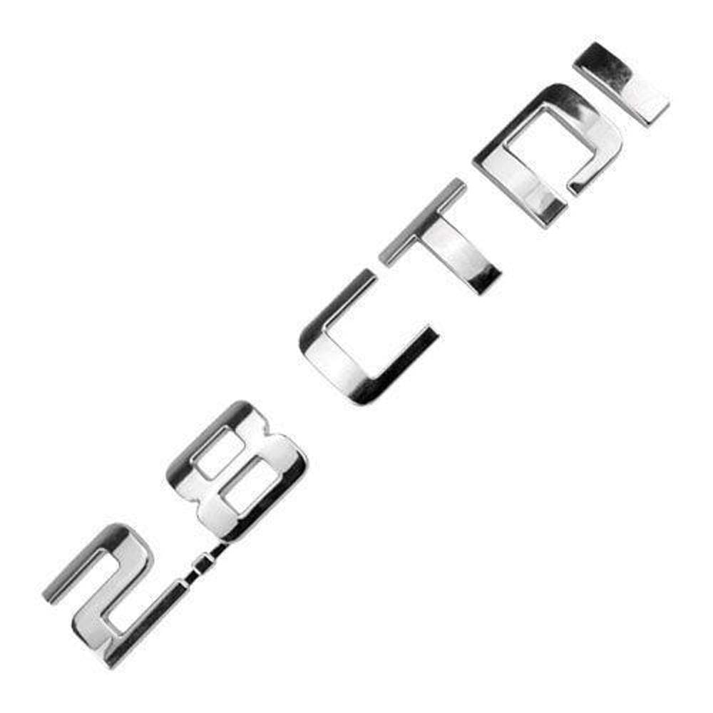 Emblema 2.8 Ctdi Tampa Traseira S10 2016 À 2021 Cromado Novo